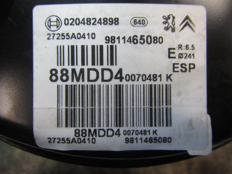 Recambio de servofreno para citroën c3 collection referencia OEM IAM 4535EK 9811465080 