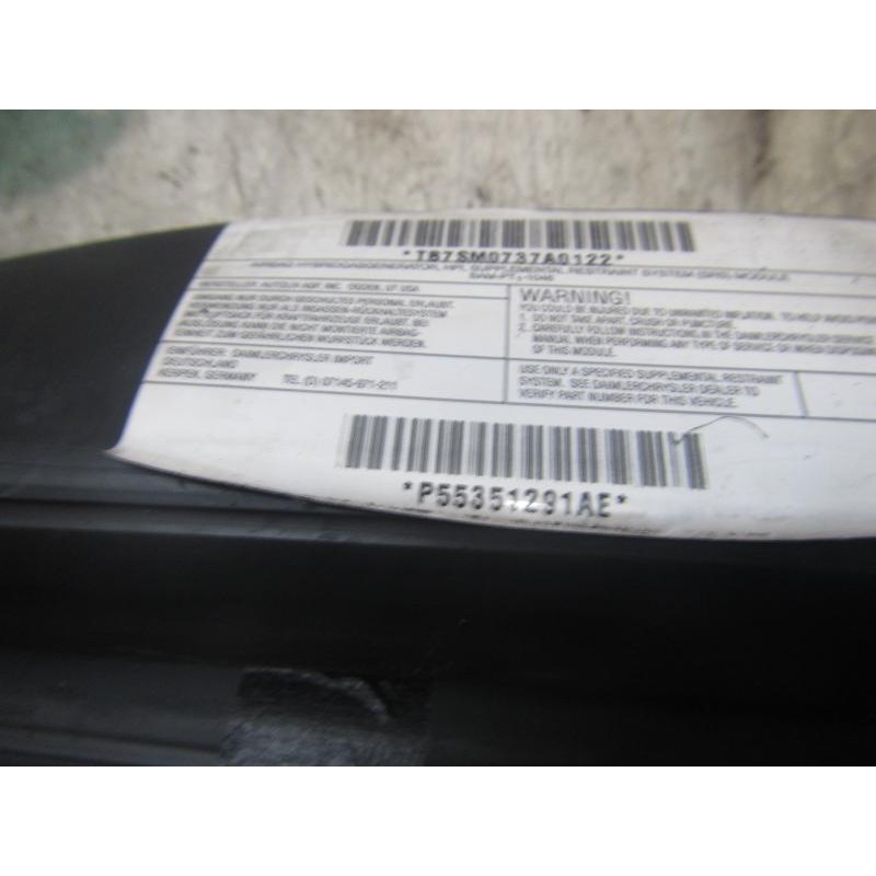 Recambio de airbag cortina delantero izquierdo para chrysler jeep compass limited referencia OEM IAM 55351291AD P55351291AE 