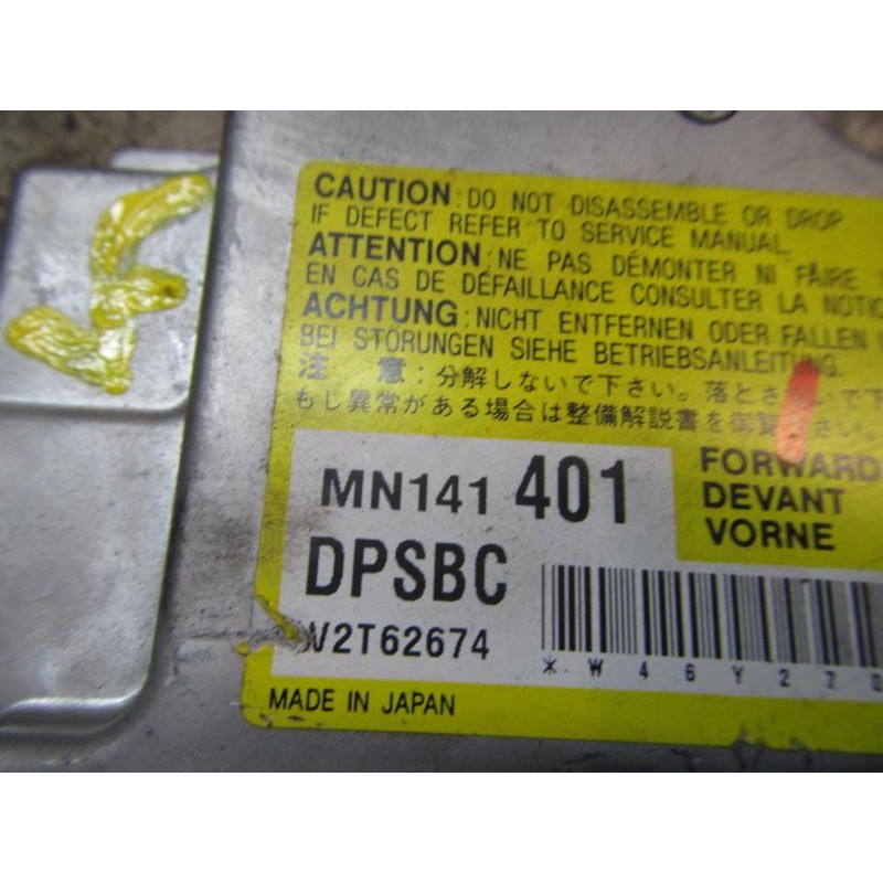 Recambio de centralita airbag para mitsubishi grandis (na0w) 2.0 di-d cat referencia OEM IAM MN141401 MN141401 W2T62674