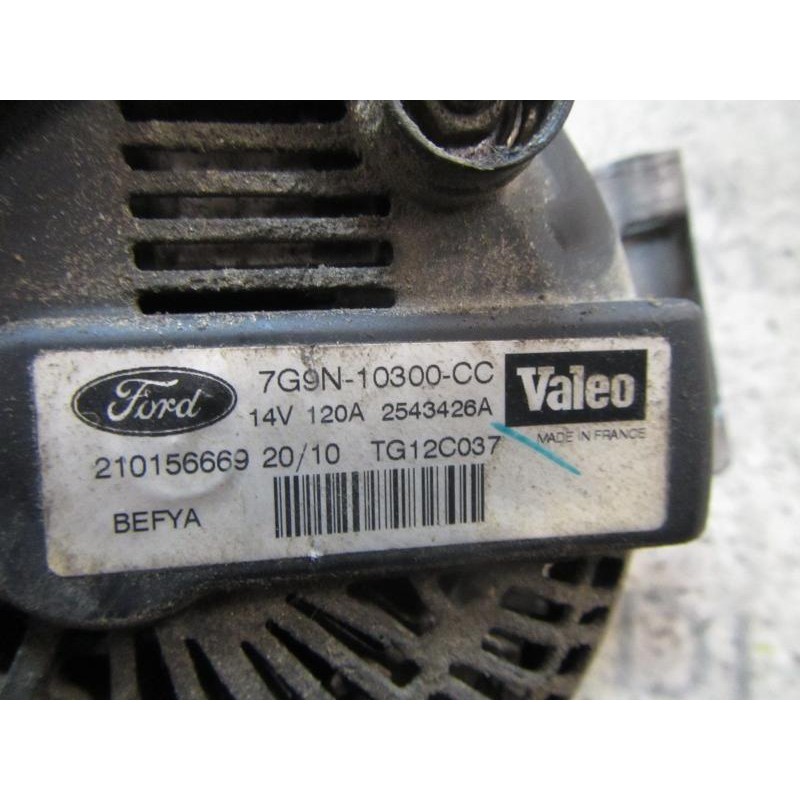 Recambio de alternador para ford fiesta (cb1) 1.25 16v cat referencia OEM IAM 1685794 7G9N10300CC 210156669