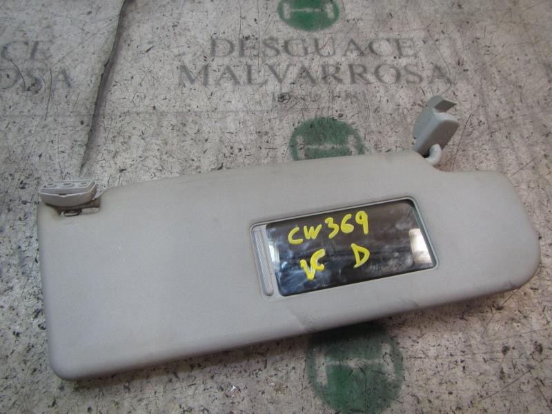 Recambio de parasol derecho para seat toledo (5p2) sport-up referencia OEM IAM 5P0857552D5W9  