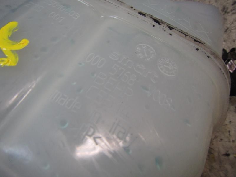 Recambio de deposito expansion para smart coupe 1.0 cat referencia OEM IAM A4505010003  