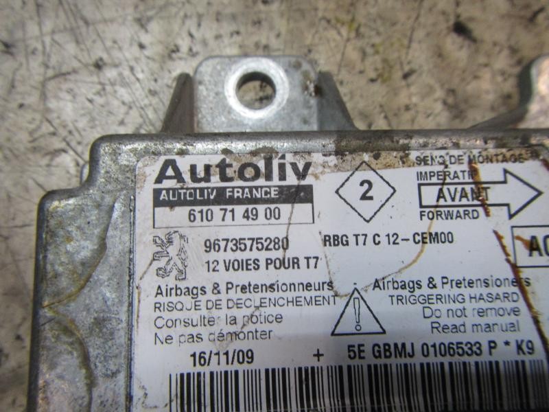 Recambio de centralita airbag para peugeot 308 1.6 hdi fap cat (9hz / dv6ted4) referencia OEM IAM 6546G6  