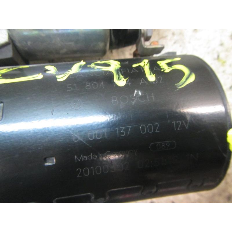 Recambio de motor arranque para fiat punto (evo) (199) 1.4 16v referencia OEM IAM 51804744 0001137002 0001137002