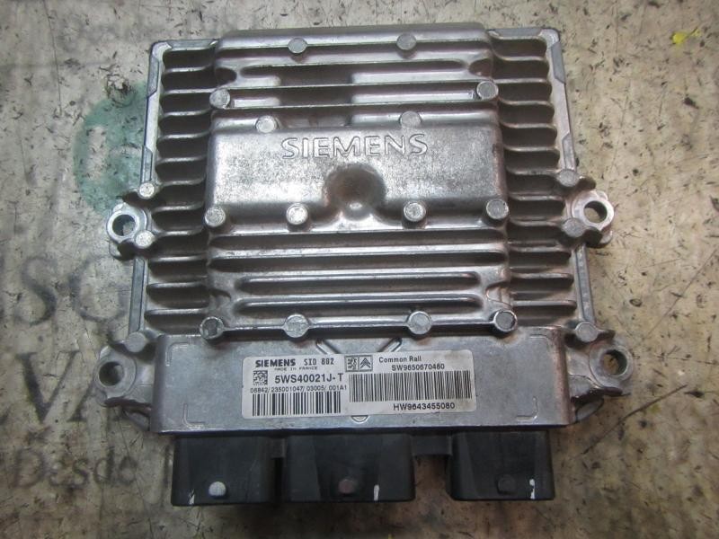 Recambio de centralita motor uce para citroën c3 1.4 hdi exclusive referencia OEM IAM   