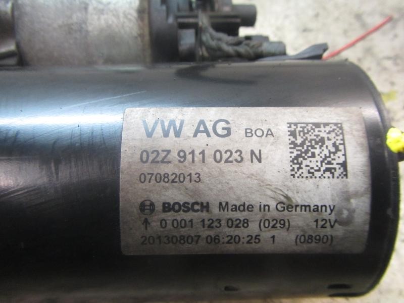 Recambio de motor arranque para skoda rapid active referencia OEM IAM 02Z911023NX 02Z911023N 0001123028