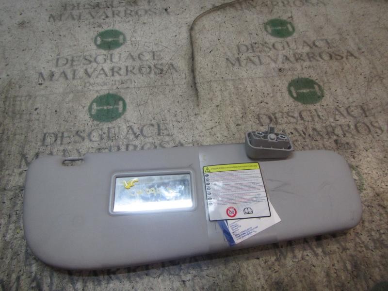 Recambio de parasol derecho para fiat doblo cargo 1.3 16v jtd cat referencia OEM IAM 735498704  