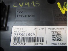 Recambio de mando climatizador para fiat punto (evo) (199) 1.4 16v referencia OEM IAM 735501599 735501599 MB2370002945 2