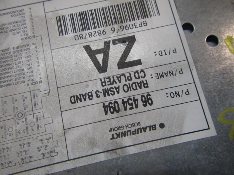 Recambio de sistema audio / radio cd para chevrolet matiz 0.8 cat referencia OEM IAM   