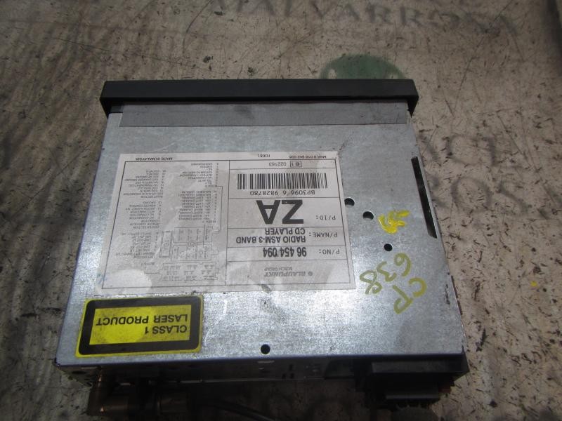 Recambio de sistema audio / radio cd para chevrolet matiz 0.8 cat referencia OEM IAM   