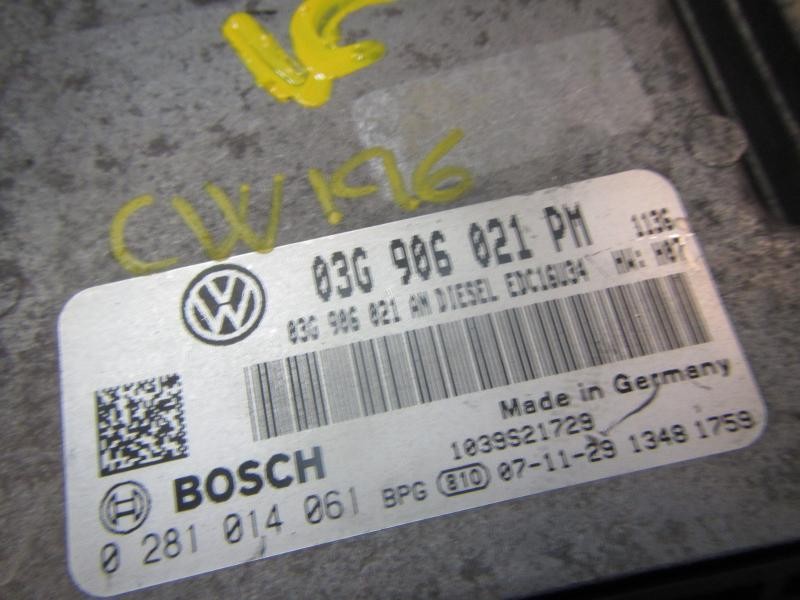 Recambio de centralita motor uce para volkswagen golf v berlina (1k1) 1.9 tdi referencia OEM IAM   