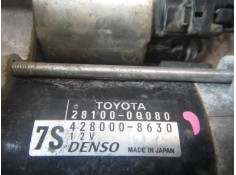 Recambio de motor arranque para toyota yaris 1.0 cat referencia OEM IAM 281000Q080 281000Q080 4280008630 2