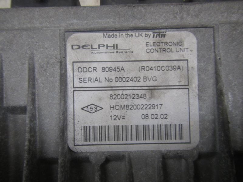 Recambio de centralita motor uce para renault clio ii symbol 1.5 dci expression referencia OEM IAM   