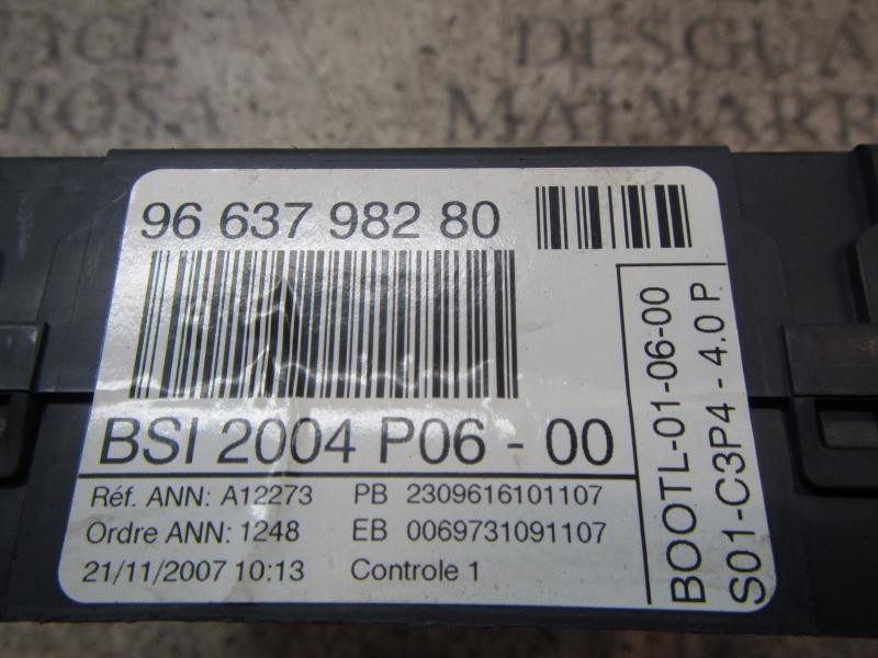 Recambio de caja reles / fusibles para peugeot 207 1.4 referencia OEM IAM   