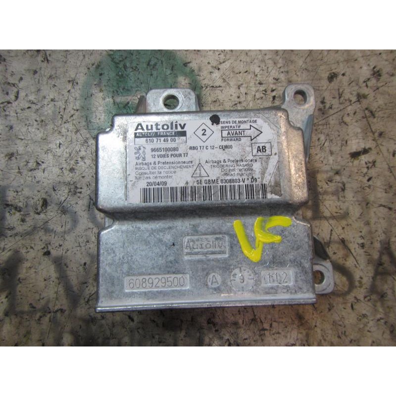 Recambio de centralita airbag para peugeot 308 1.6 hdi fap cat (9hz / dv6ted4) referencia OEM IAM   