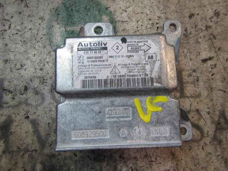 Recambio de centralita airbag para peugeot 308 1.6 hdi fap cat (9hz / dv6ted4) referencia OEM IAM   