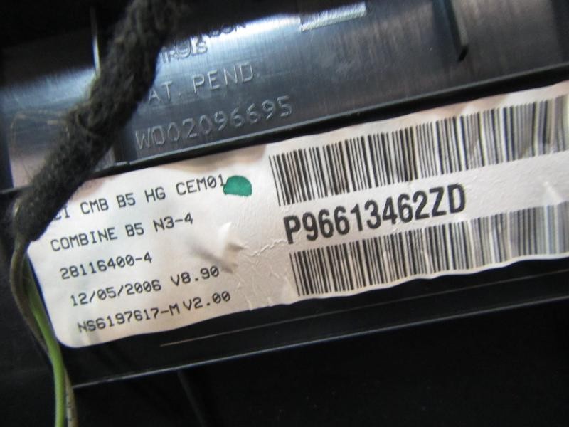 Recambio de cuadro instrumentos para citroën c4 berlina collection referencia OEM IAM   