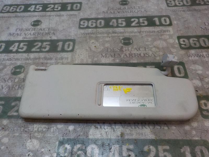 Recambio de parasol derecho para skoda fabia (5j2 ) spirit referencia OEM IAM 5J1857552L2F4  