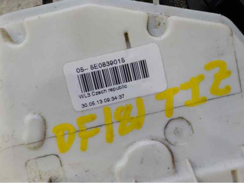 Recambio de cerradura puerta trasera izquierda para skoda yeti elegance 4x4 referencia OEM IAM 5K4839015R 5E0839015 