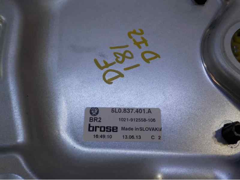 Recambio de elevalunas delantero izquierdo para skoda yeti elegance 4x4 referencia OEM IAM 5L0837461 5L0837401A 