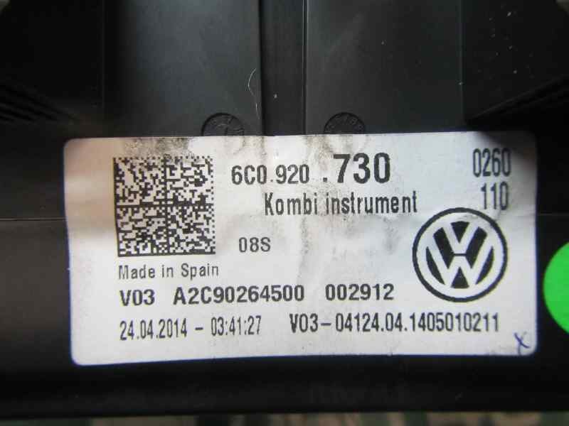 Recambio de cuadro instrumentos para volkswagen polo (6c1) 1.0 referencia OEM IAM   