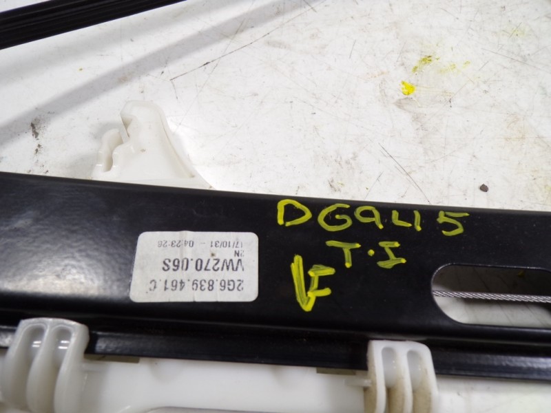 Recambio de elevalunas trasero izquierdo para volkswagen polo 1.0 tsi referencia OEM IAM 2G6839461C 2G0839461C 