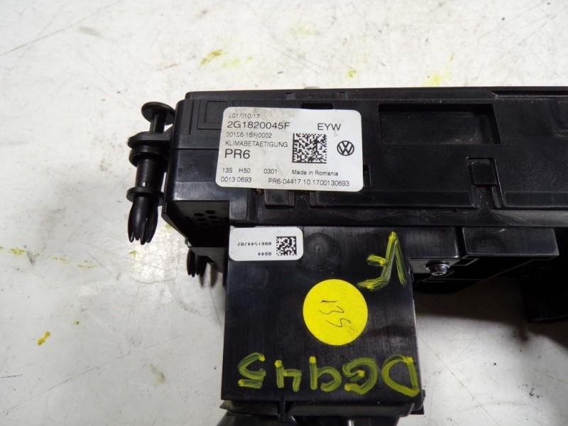 Recambio de mando calefaccion / aire acondicionado para volkswagen polo 1.0 tsi referencia OEM IAM 2G1820045FEYW 2G1820045F 