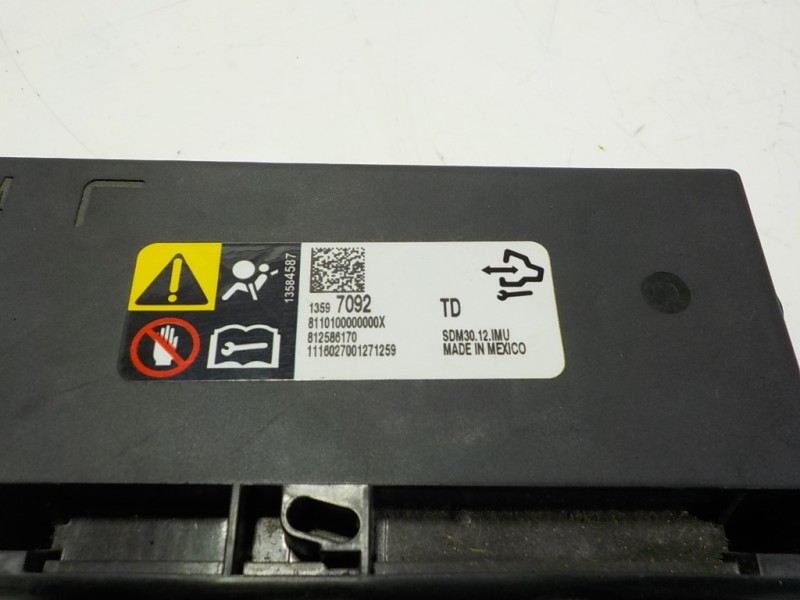 Recambio de centralita airbag para opel corsa e 1.4 referencia OEM IAM 13597092 13597092 