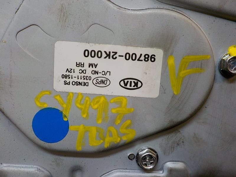 Recambio de motor limpia trasero para kia soul 1.6 crdi cat referencia OEM IAM 987102K000  