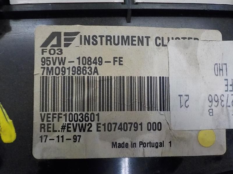 Recambio de cuadro instrumentos para ford galaxy (vx) 2.8 v6 cat referencia OEM IAM   