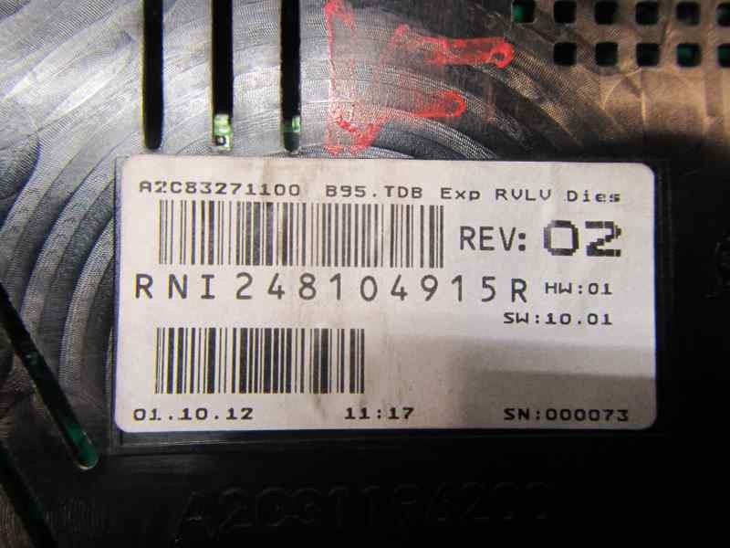 Recambio de cuadro instrumentos para renault megane iii berlina 5 p business referencia OEM IAM 248104915R 248104915R A2C8327110