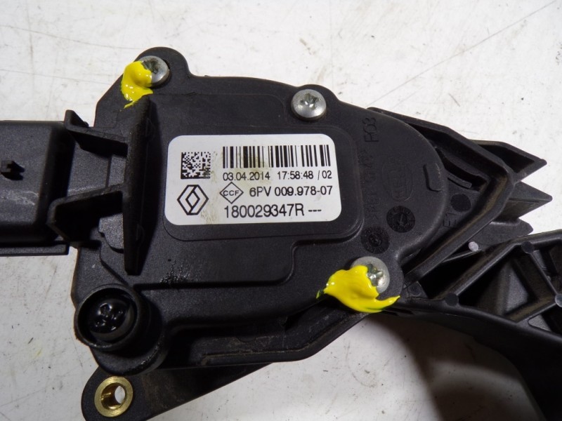 Recambio de potenciometro pedal para renault clio iv grandtour 1.5 dci diesel fap referencia OEM IAM  180029347R 