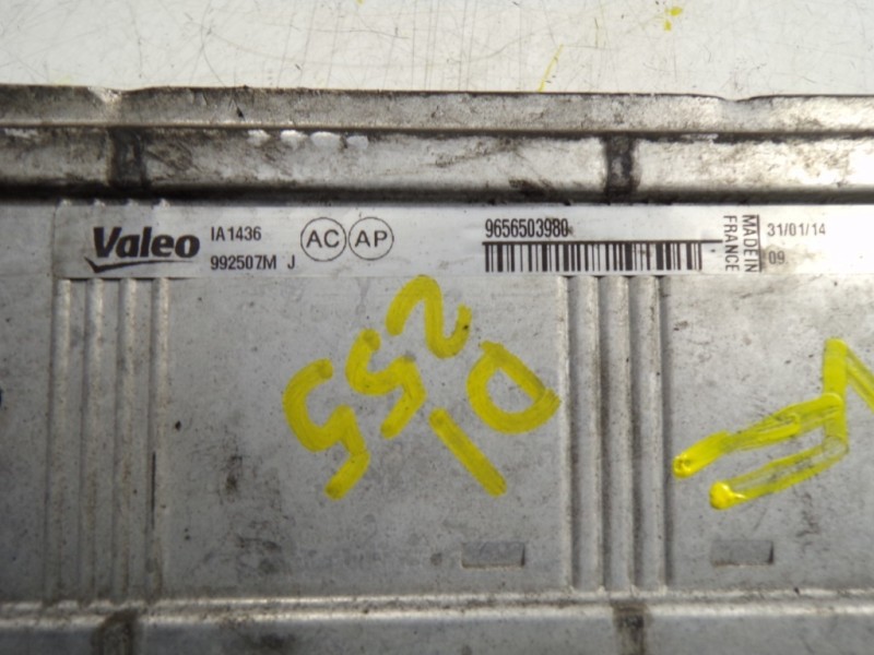 Recambio de intercooler para peugeot 5008 1.6 hdi fap cat (9hz / dv6ted4) referencia OEM IAM 0384L4 9656503980 