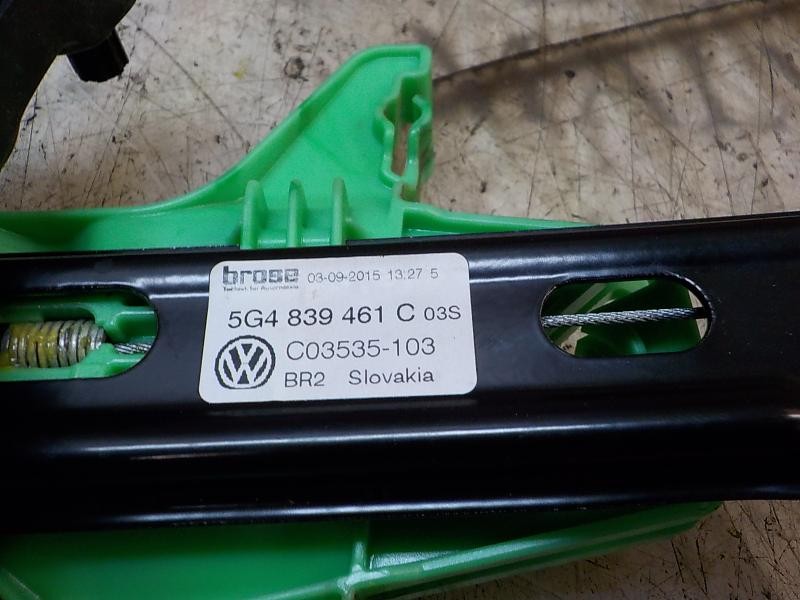 Recambio de elevalunas trasero izquierdo para volkswagen golf vii lim. business bluemotion tech. referencia OEM IAM 5G4839461B  