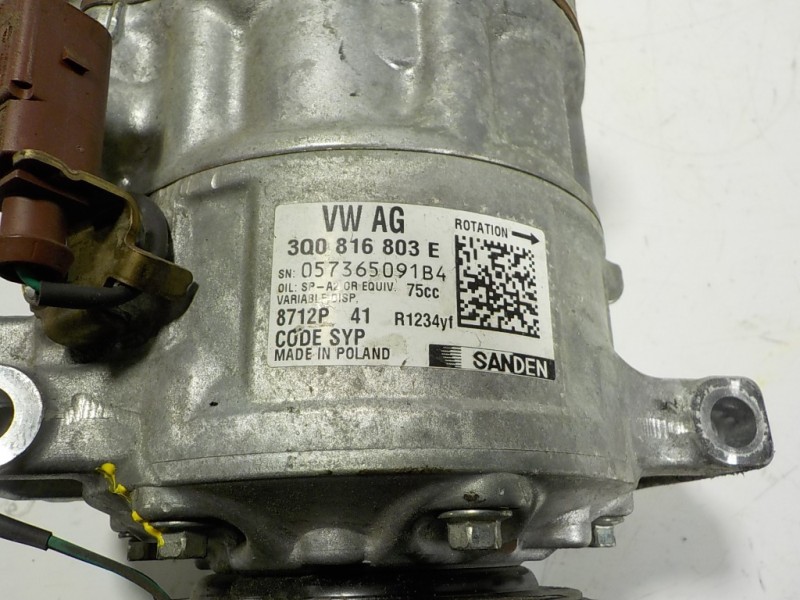 Recambio de compresor aire acondicionado para seat ibiza (kj1) fr referencia OEM IAM 3Q0816803E 3Q0816803E 