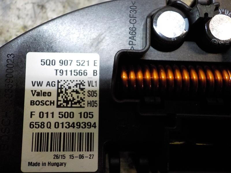 Recambio de resistencia calefaccion para volkswagen golf vii lim. business bluemotion tech. referencia OEM IAM 5Q0907521C 5Q0907