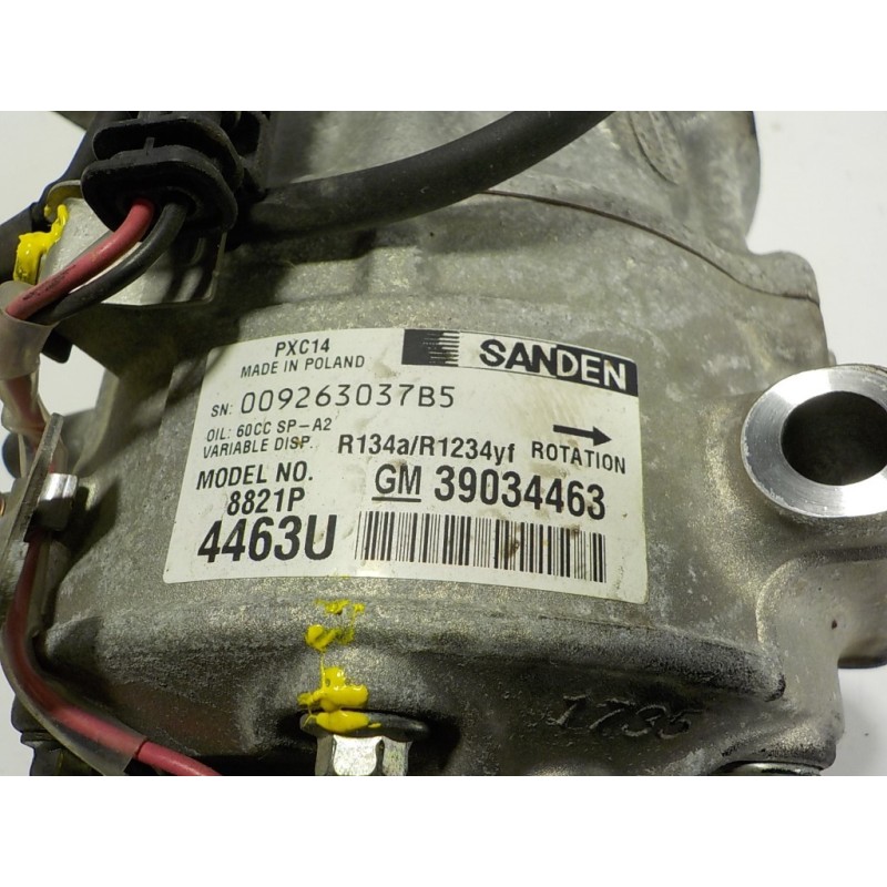 Recambio de compresor aire acondicionado para opel astra k lim. 5türig dynamic referencia OEM IAM 39076799 39034463 009263037BS