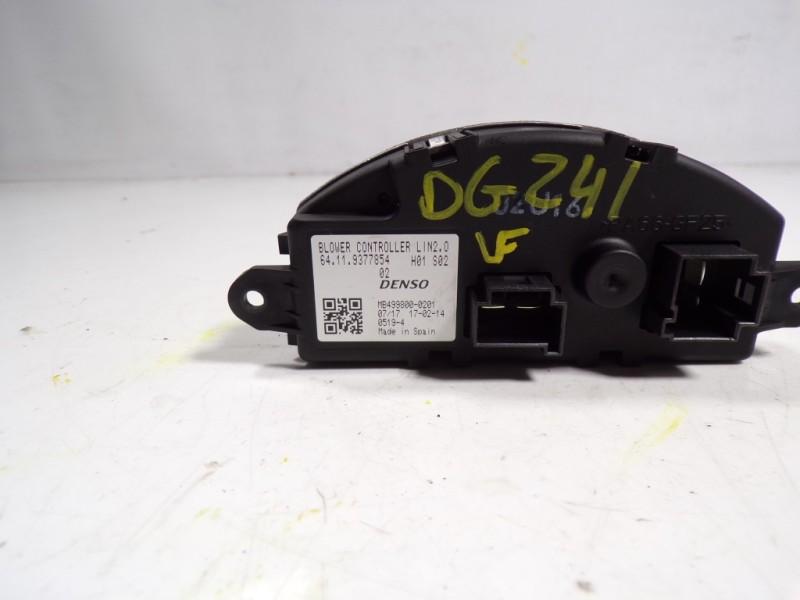 Recambio de resistencia calefaccion para mini mini (f56) 1.5 12v turbodiesel referencia OEM IAM 64117952061 MB4998000201 MB49980