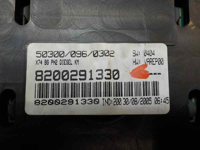 Recambio de cuadro instrumentos para renault laguna ii (bg0) 1.9 dci diesel fap cat referencia OEM IAM   