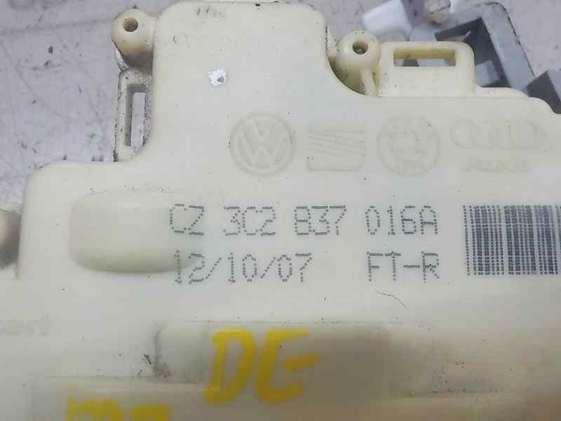 Recambio de cerradura puerta delantera derecha para volkswagen tiguan (5n1) 2.0 tdi referencia OEM IAM 3C2837016A CZ3C2837016A 