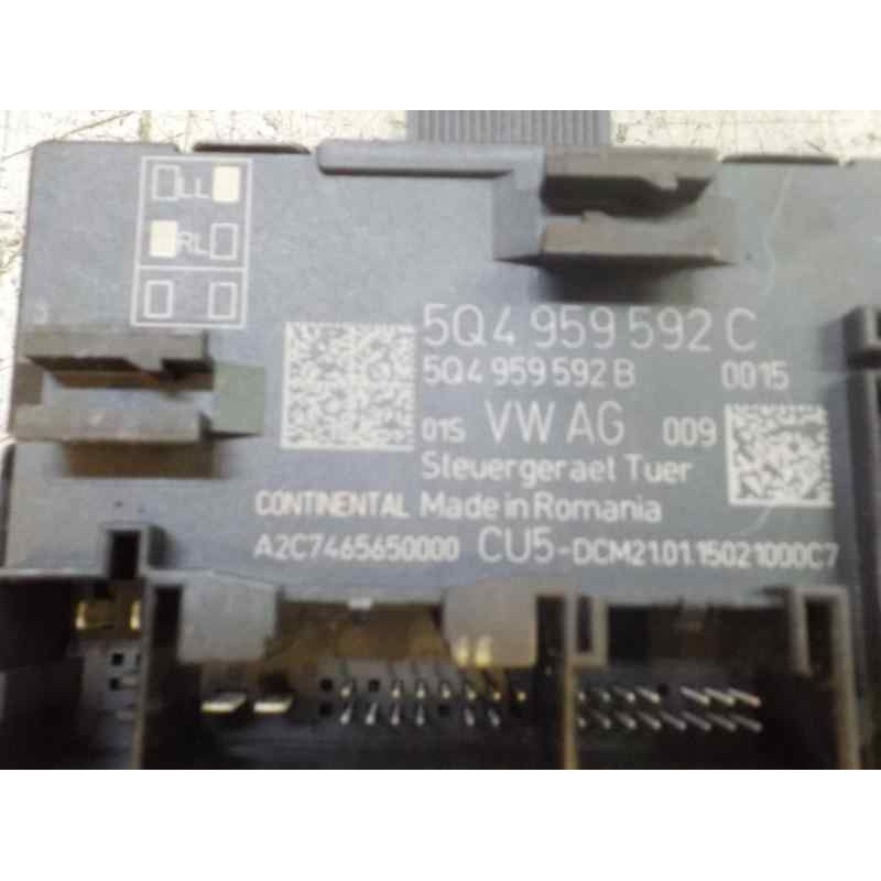 Recambio de modulo electronico para volkswagen golf vii variant 1.6 tdi dpf referencia OEM IAM 5Q4959592CZ00 5Q4959592C A2C74656