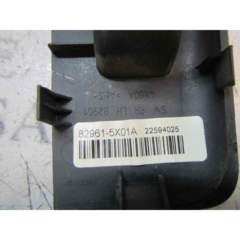 Recambio de mando elevalunas trasero izquierdo para nissan pathfinder (r51) 2.5 dci se referencia OEM IAM   