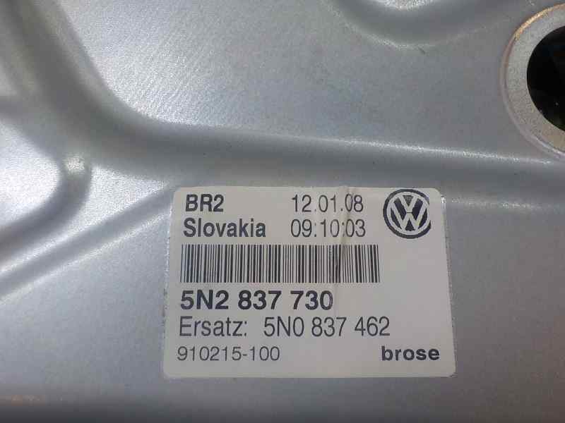 Recambio de elevalunas delantero derecho para volkswagen tiguan (5n1) 2.0 tdi referencia OEM IAM 5N0837462 5N2837730 