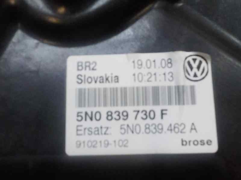 Recambio de elevalunas trasero derecho para volkswagen tiguan (5n1) 2.0 tdi referencia OEM IAM 5N0839462A 5N0839730 