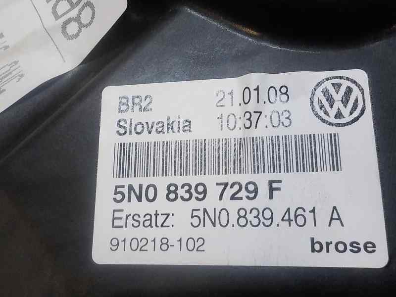 Recambio de elevalunas trasero izquierdo para volkswagen tiguan (5n1) 2.0 tdi referencia OEM IAM 5N0839461A  