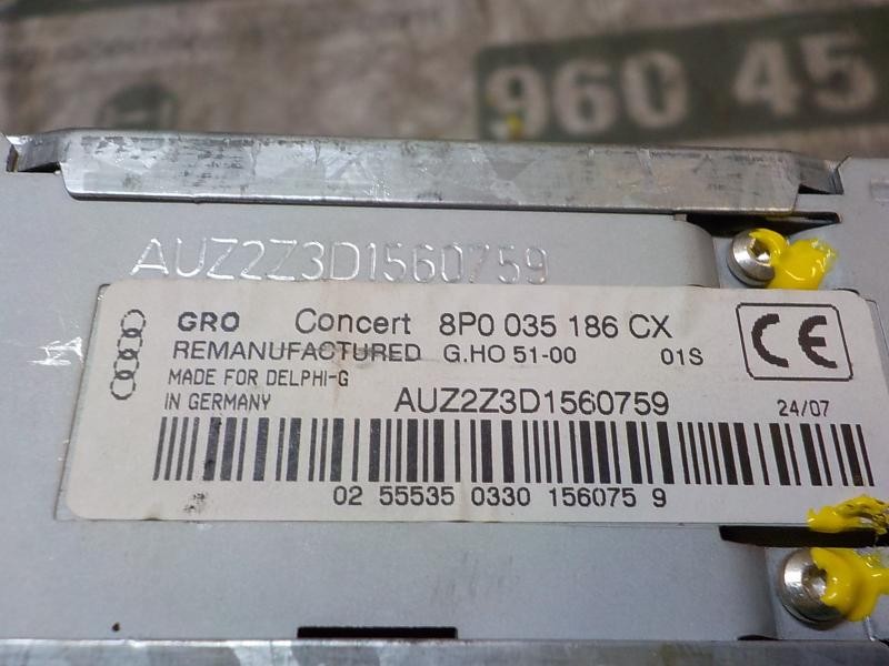 Recambio de sistema audio / radio cd para audi a3 (8p) 2.0 tdi referencia OEM IAM   