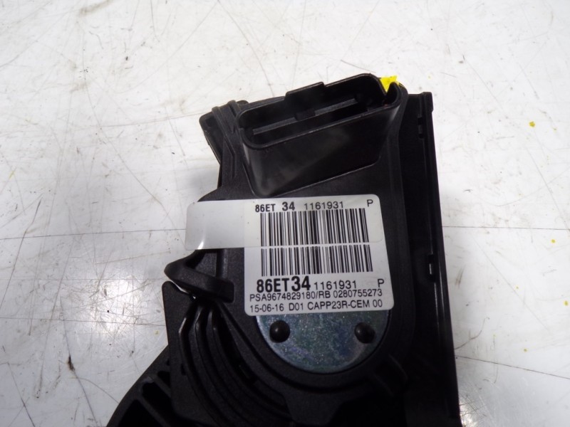 Recambio de potenciometro pedal para peugeot 308 1.6 blue-hdi fap referencia OEM IAM 9674829180 9674829180 0280755273