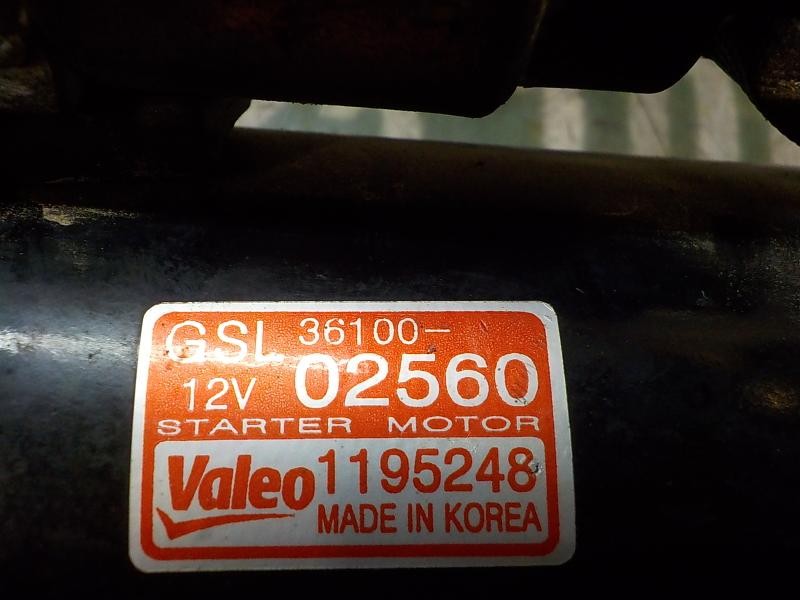 Recambio de motor arranque para hyundai i10 1.1 12v cat referencia OEM IAM 3610002560 1195248 1195248