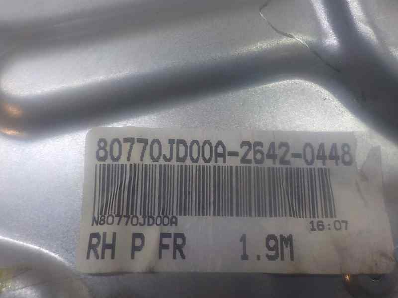 Recambio de elevalunas delantero derecho para nissan qashqai (j10) tekna sport referencia OEM IAM   