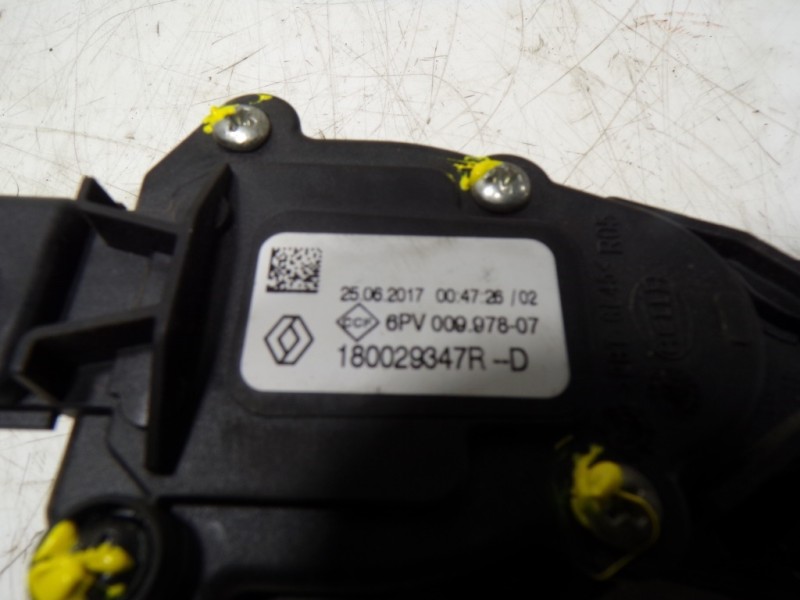 Recambio de potenciometro pedal para renault captur 1.5 dci diesel fap energy referencia OEM IAM 180029347R 180029347R 